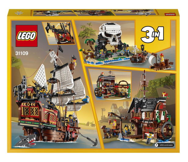 LEGO Outlet Creator 3 w 1 31109 Statek piracki 3 w 1 - 1555186 - zdjęcie 10